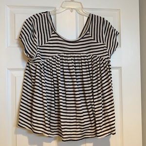 Free people Navy and white stripe